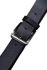 Crazy Horse Dark Brown Leather Belt for Men - Authentic Leather