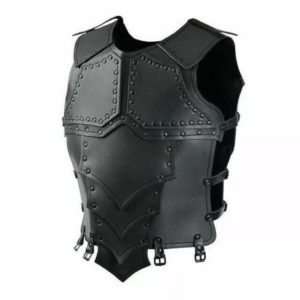 Viking-Knight-Style-Black-Kilt-for-Men-Authentic-Cow-Leahter