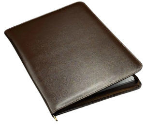 Office File Holder in Elegant Leather Packing